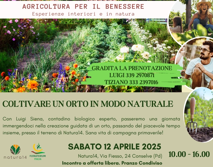 Agricoltura per il benessere - coltivare un orto naturale 2025-04